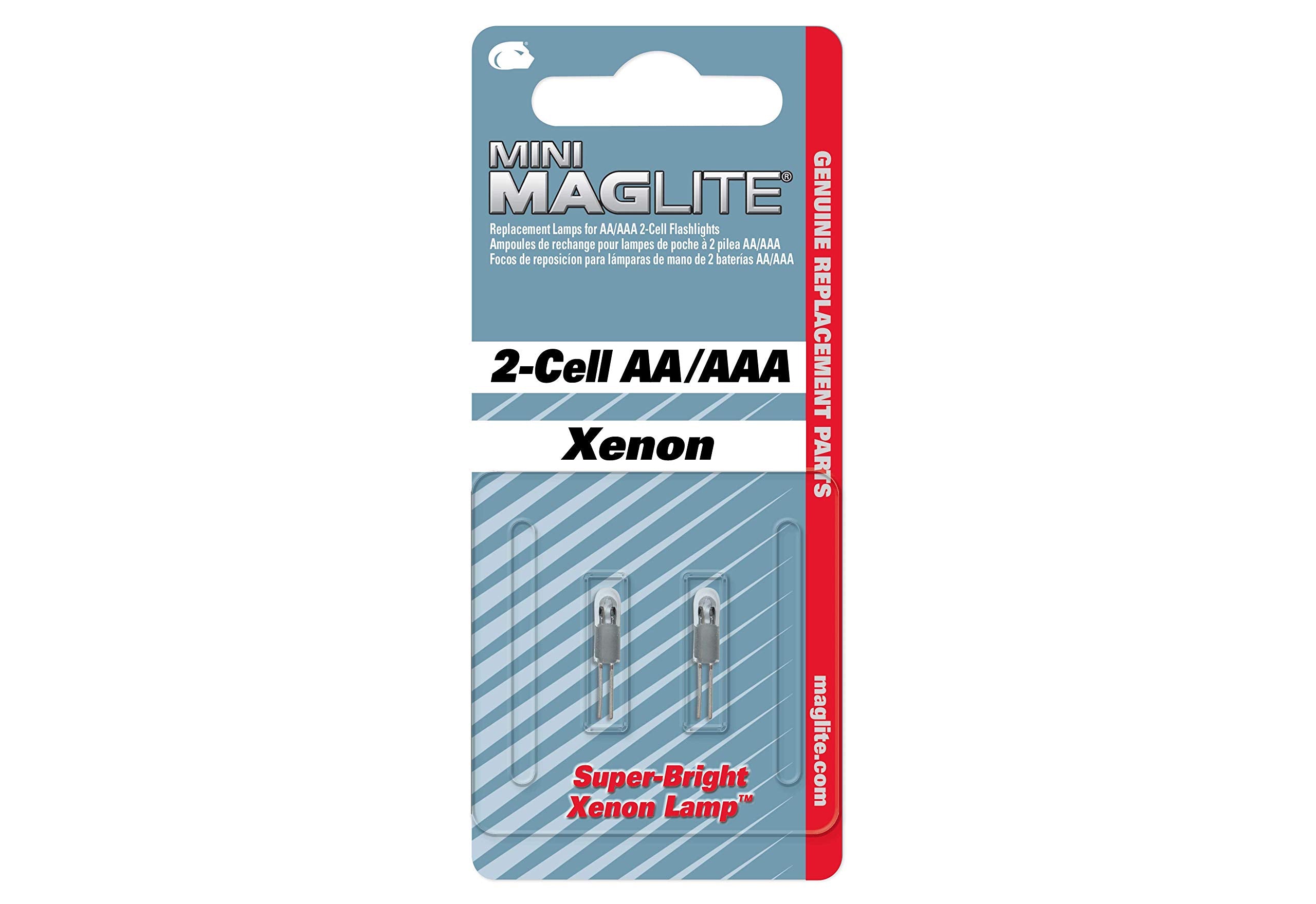 Maglite Replacement Xenon Lamp For Mini 2-Cell Aa/Aaa Flashlight